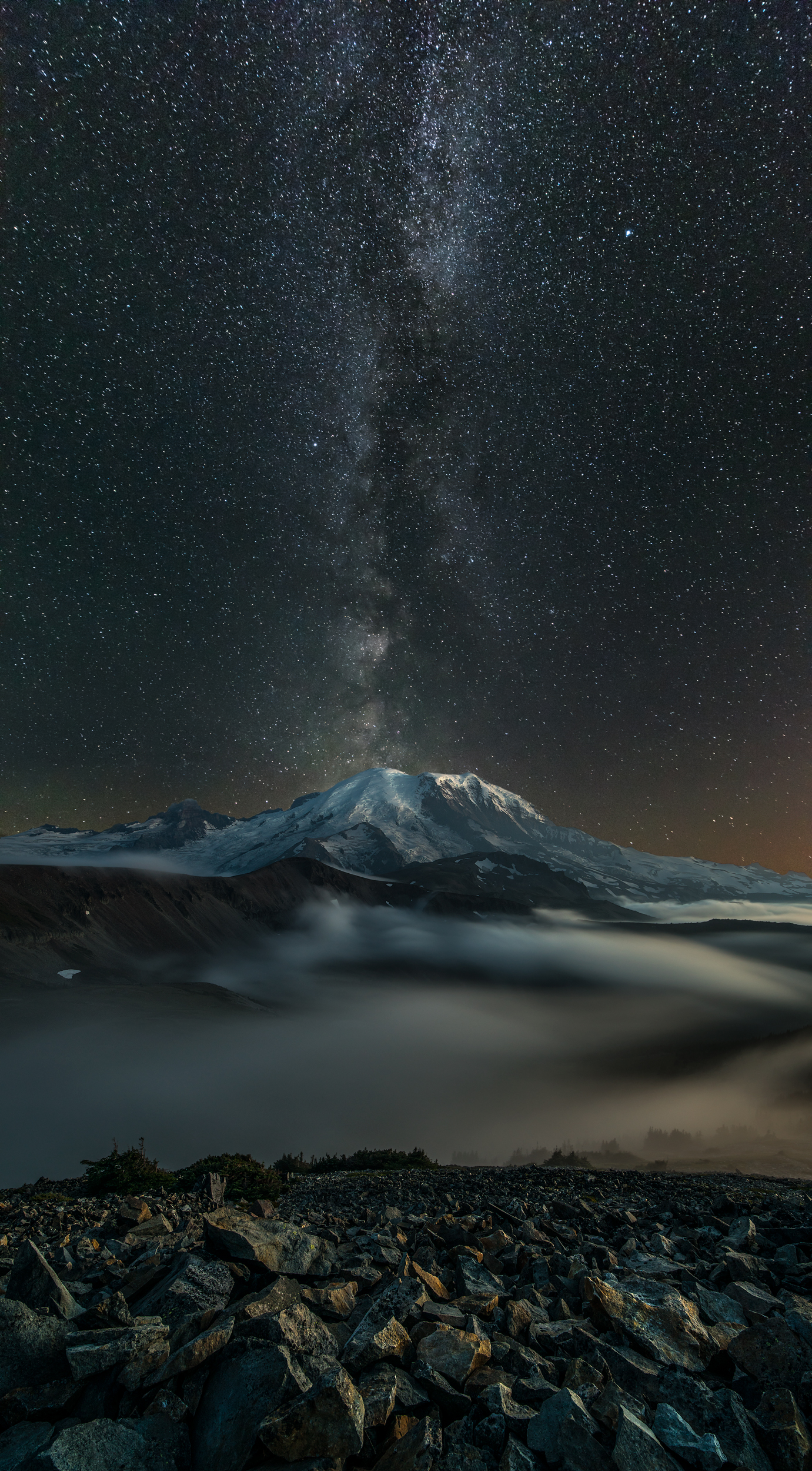 Mount Rainier National Park Milky Way Washington State Pacific Northwest Fine Art Landscape Photography Mark Lilly