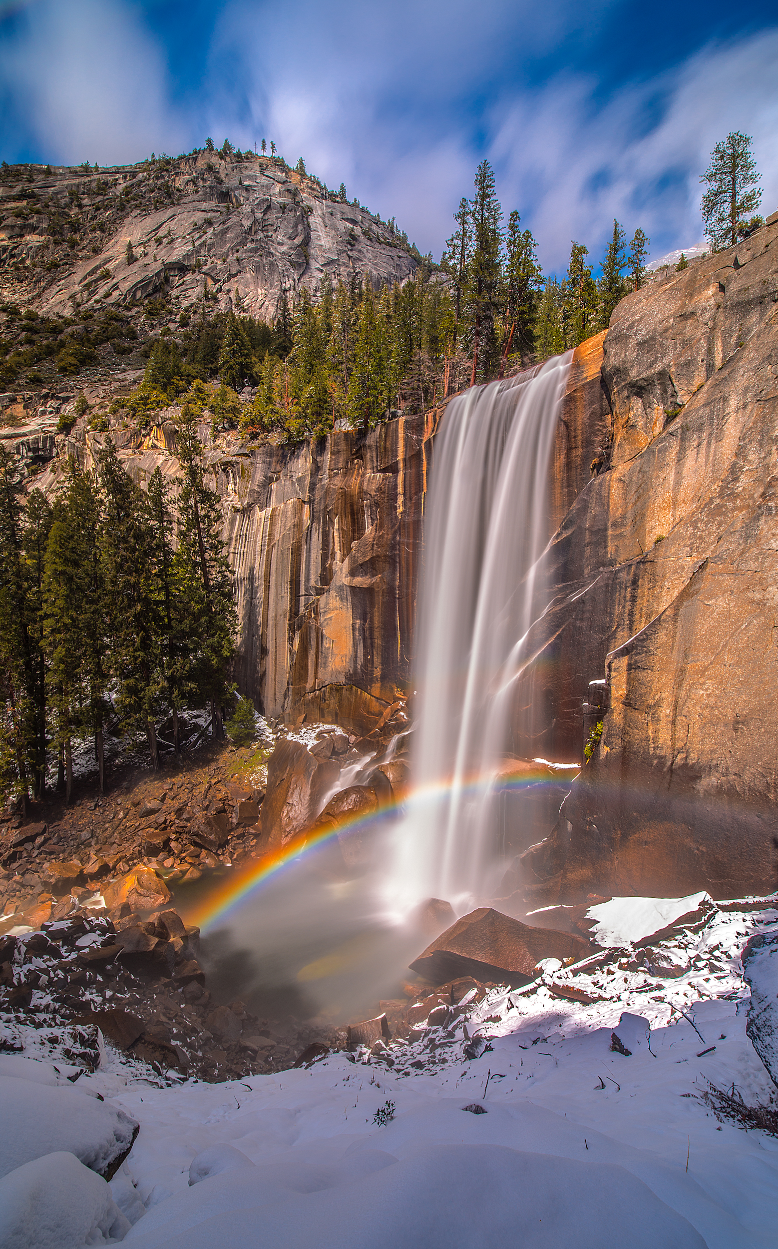 Yosemite National Park Yosemite Valley Vernal Falls Merced River Rainbow Mist Trail California Fine Art Landscape Photography Mark Lilly