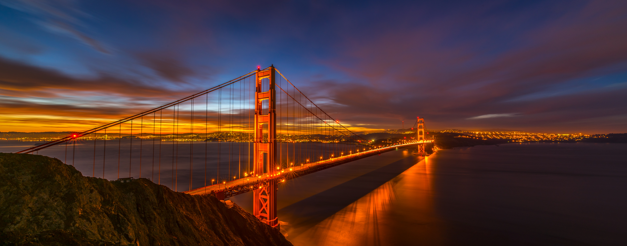 Marin Headlands Golden Gate Bridge San Francisco Bay Area California Battery Spencer Fine Art Landscape Photography Mark Lilly