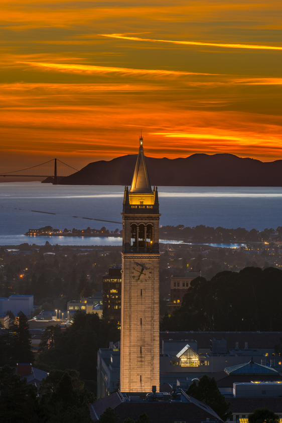 UC California Berkeley California Sather Tower Campanile Oakland San Francisco Bay Fine Art Landscape Photography Mark Lilly