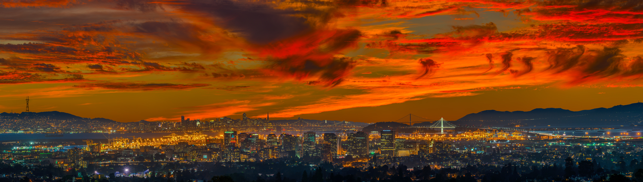 Oakland San Francisco Bay Area California Panorama Fine Art Landscape Photography Mark Lilly