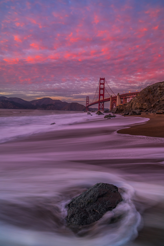 Golden Gate Bridge San Francisco Marshall Beach Marin Headlands Fine Art Landscape Photography
