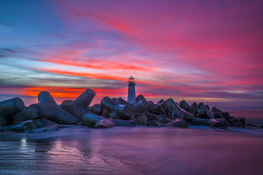 Walton Lighthouse Santa Cruz Seabright Beach California Fine Art Landscape Photography Mark Lilly