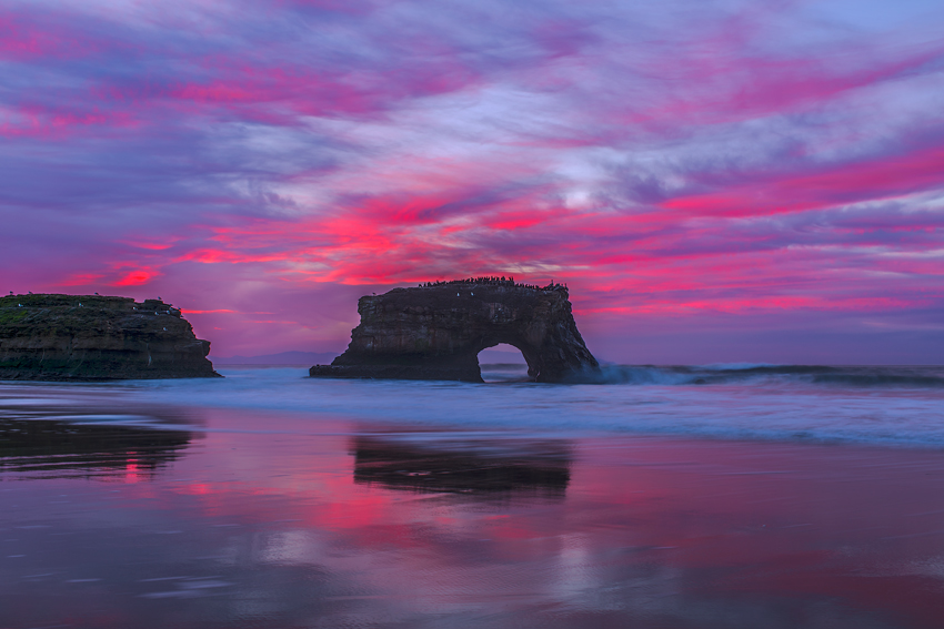 Natural Bridges State Beach Park California Santa Cruz Oceanscape Sunrise Fine Art Landscape Photography Mark Lilly
