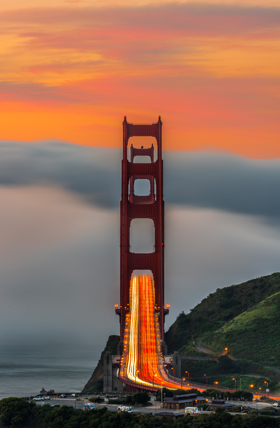 Marin Headlands Golden Gate Bridge San Francisco Bay Area California Fine Art Landscape Photography Mark Lilly Panorama