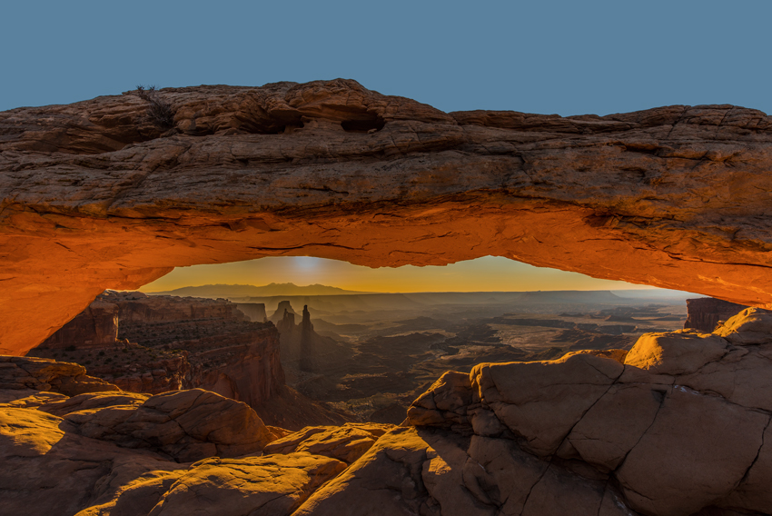Mesa Arch Canyonlands National Park Utah Moab Sunrise Panorama Fine Art Landscape Photography Mark Lilly