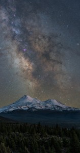 Mount Shasta Shastina Siskiyou County California Weed Milky Way Fine Art Landscape Photography Mark Lilly