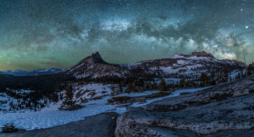 Yosemite National Park Yosemite Upper Cathedral Lake Milky Way Fine Art Landscape Photography Mark Lilly