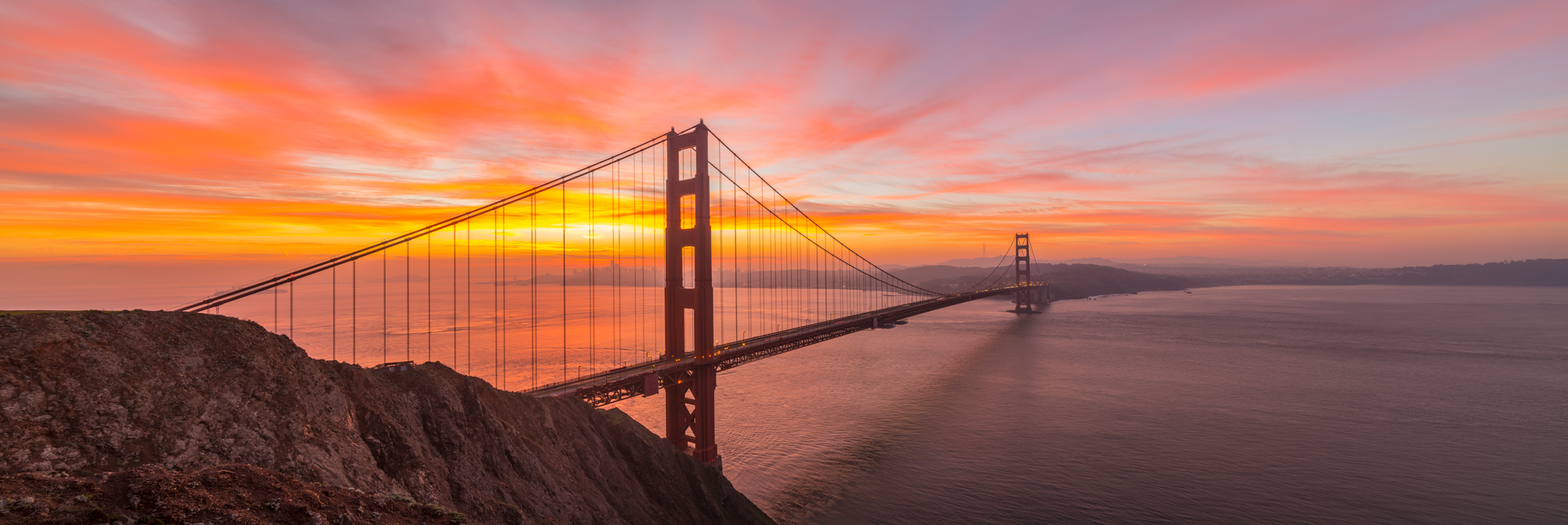 Marin Headlands Golden Gate Bridge San Francisco Bay Area California Oakland East Bay Fog Fine Art Landscape Photography Mark Lilly