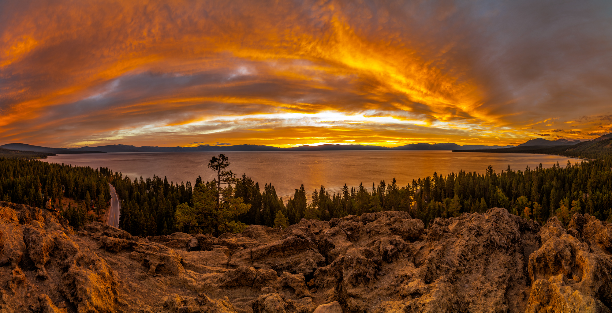 Lake Tahoe Tahoe National Forest San Harbor Sierras Panorama Fine Art Landscape Photography Mark Lilly